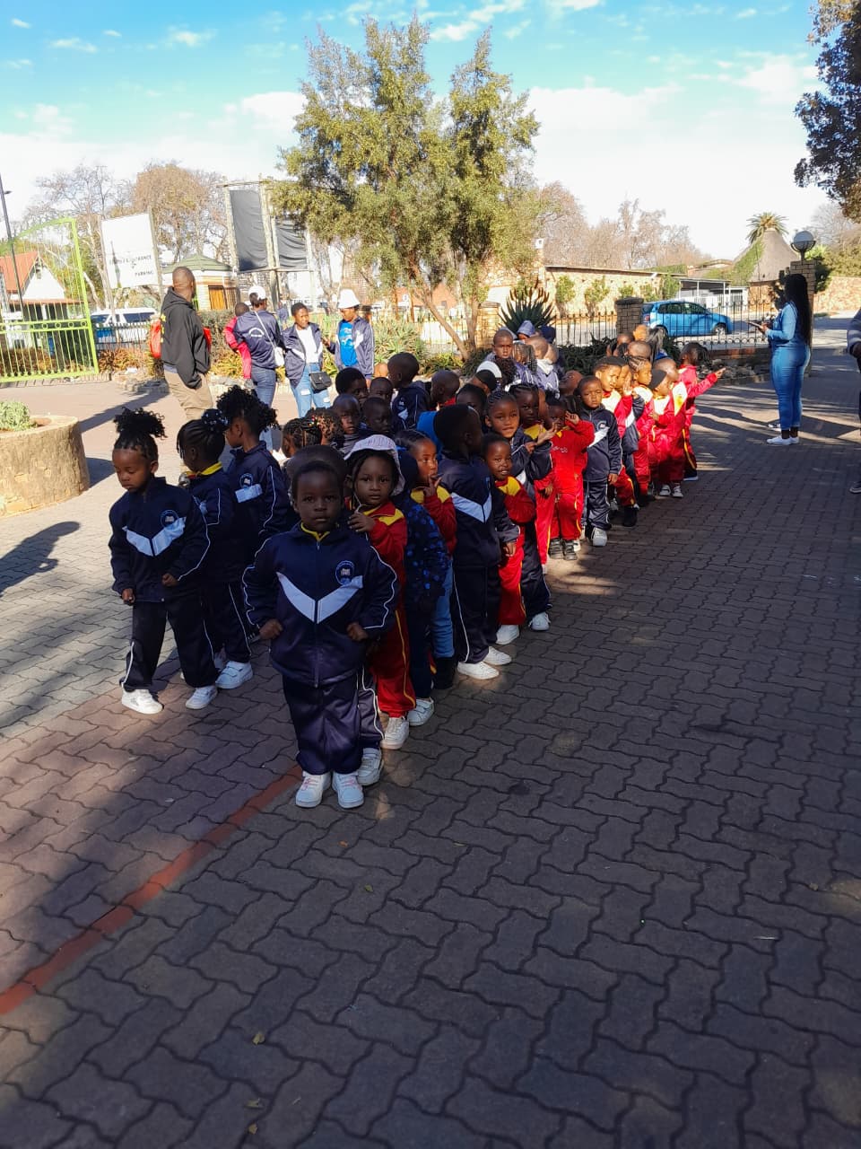 Kids on playground